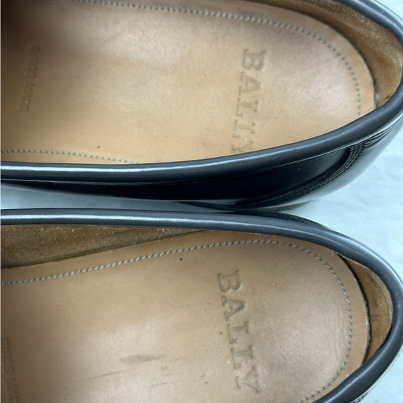 Bally Men's Colbar Patent Leather Gray Loafers Casual Shoes Size 9.5 D - Picture 8 of 9